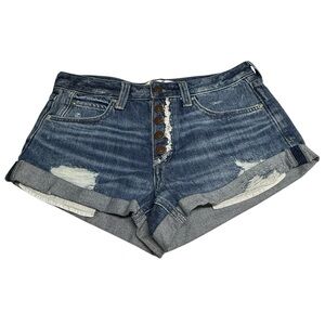 NWT We the Free Distressed Beach Break Jean Shorts Size 26